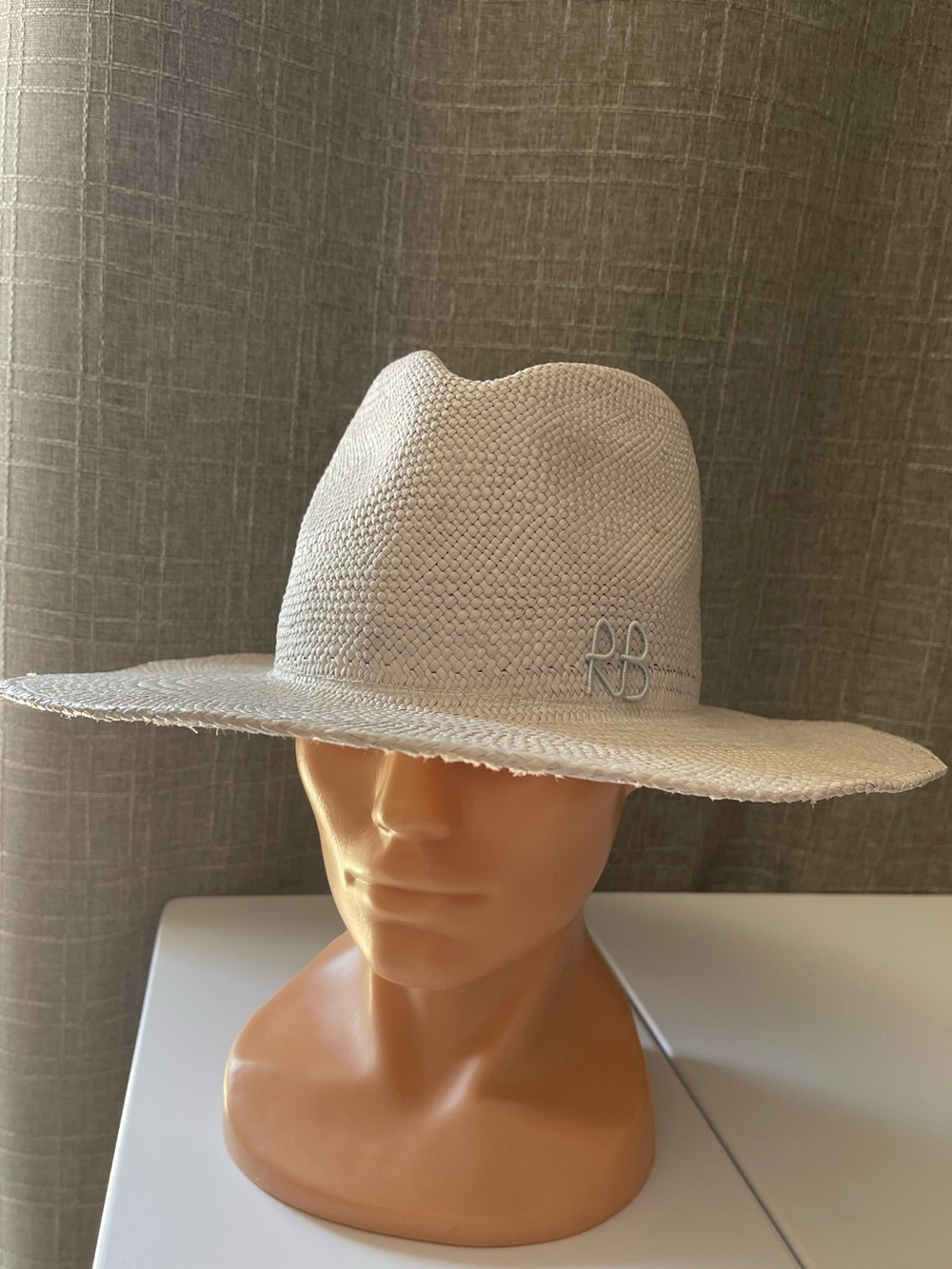 Ruslan Baginsky Gray Straw Hat